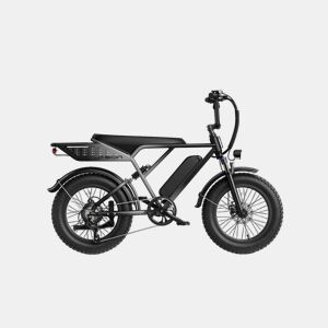 Bicicleta Elétrica JASION RetroVolt - 48V12.5AH Pneus De 20 Polegadas Travões Mecânicos - Cinza