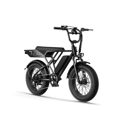 Bicicleta Elétrica JASION RetroVolt - 48V12.5AH Pneus De 20 Polegadas Travões Mecânicos - Cinza Bicicleta Elétrica JASION RetroVolt - 48V12.5AH Pneus De 20 Polegadas Travões Mecânicos - Cinza