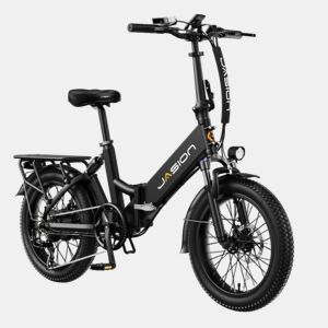 Bicicleta Elétrica JASION EB7 st - Bateria 48V10AH Pneus De 20 Polegadas Travões De Disco Mecânicos - Preto