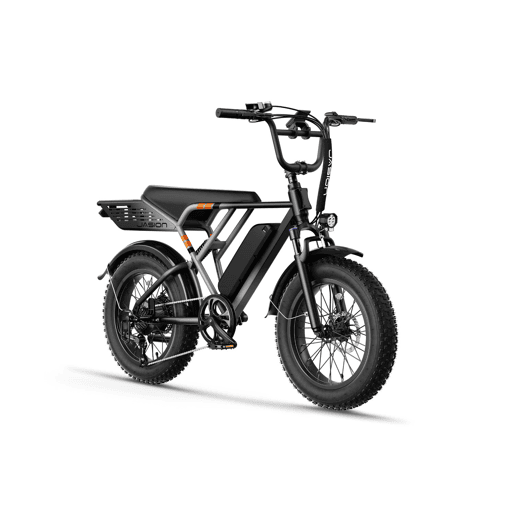 Bicicleta Elétrica JASION RetroVolt - 48V12.5AH Pneus De 20 Polegadas Travões Mecânicos - Prata Degradê Bicicleta Elétrica JASION RetroVolt - 48V12.5AH Pneus De 20 Polegadas Travões Mecânicos - Prata Degradê