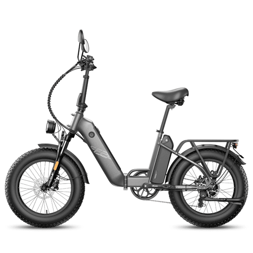 Bicicleta Elétrica FAFREES FF20 Polar - Bateria 48V12*2AH 20 Travão A Disco Hidráulico - Cinza
