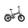 Pixar STAR1 48V 15AH 20x4 Bicicleta Elétrica Cinza Freio a Disco