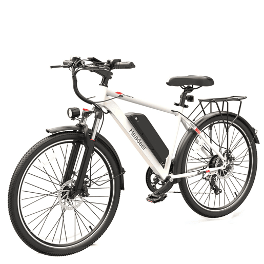 Bicicleta Elétrica HEADEER BK1350 - Bateria 48V13.5AH 26 Travão A Disco - Branco Bicicleta Elétrica HEADEER BK1350 - Bateria 48V13.5AH 26 Travão A Disco - Branco