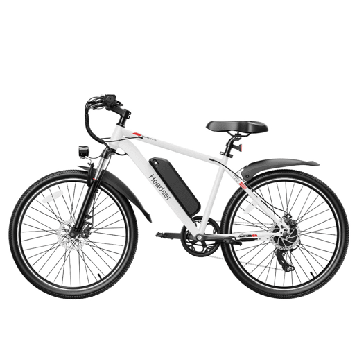 Bicicleta Elétrica HEADEER BK1350 - Bateria 48V13.5AH 26 Travão A Disco - Branco Bicicleta Elétrica HEADEER BK1350 - Bateria 48V13.5AH 26 Travão A Disco - Branco