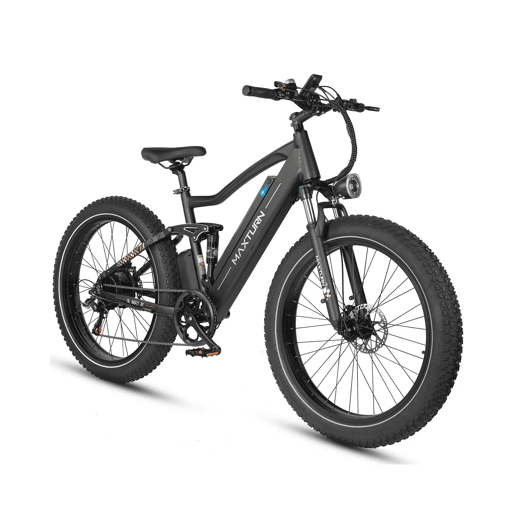 MAXTURN MX1 E-bike bateria 48V13AH, pneus 26x4, travões hidráulicos, Preto, bicicleta elétrica para cidade e off-road ciclismo. MAXTURN MX1 E-bike bateria 48V13AH, pneus 26x4, travões hidráulicos, Preto, bicicleta elétrica para cidade e off-road ciclismo.