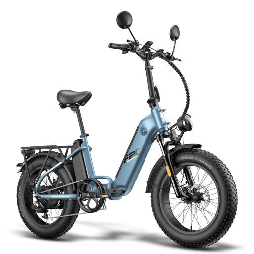 Bicicleta Elétrica FAFREES FF20 Polar - Bateria 48V13.4*2AH 20 Travão A Disco Hidráulico - Azul Acinzentado Bicicleta Elétrica FAFREES FF20 Polar - Bateria 48V13.4*2AH 20 Travão A Disco Hidráulico - Azul Acinzentado