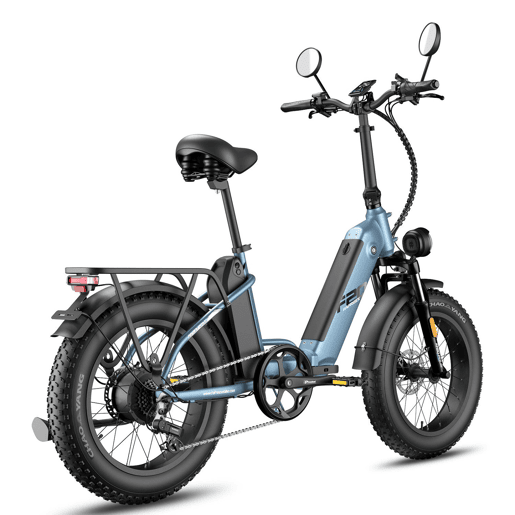 Bicicleta Elétrica FAFREES FF20 Polar - Bateria 48V13.4*2AH 20 Travão A Disco Hidráulico - Azul Acinzentado Bicicleta Elétrica FAFREES FF20 Polar - Bateria 48V13.4*2AH 20 Travão A Disco Hidráulico - Azul Acinzentado
