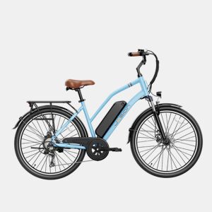 Bicicleta Elétrica JASION CB1 - 36V12.5AH Pneus De 27.5 Polegadas Travões Mecânicos - Azul