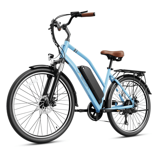 Bicicleta Elétrica JASION CB1 - 36V12.5AH Pneus De 27.5 Polegadas Travões Mecânicos - Azul Bicicleta Elétrica JASION CB1 - 36V12.5AH Pneus De 27.5 Polegadas Travões Mecânicos - Azul