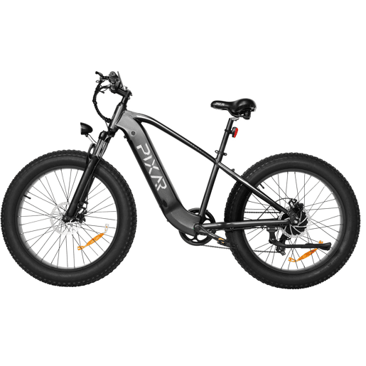 Pixar SPACE1 48V 20Ah 26*4 Bicicleta Elétrica Cinza Freio a Disco