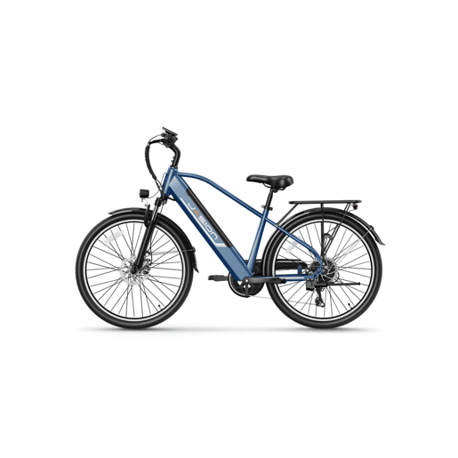 Bicicleta Elétrica JASION EB5 Roamer - Bateria 48V10AH Pneus De 26 Polegadas Travões De Disco Mecânicos - Azul