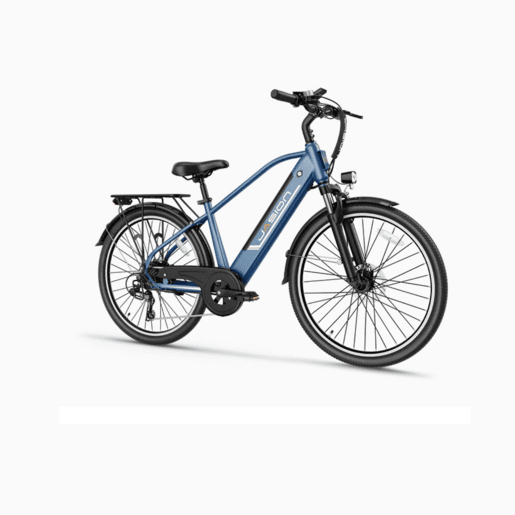 Bicicleta Elétrica JASION EB5 Roamer - Bateria 48V10AH Pneus De 26 Polegadas Travões De Disco Mecânicos - Azul