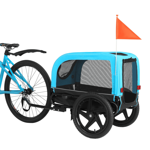 Sepnine 20303N Trailer para Pets u2013 Dobrável, Impermeável, 23KG - Azul Sepnine 20303N Trailer para Pets u2013 Dobrável, Impermeável, 23KG - Azul
