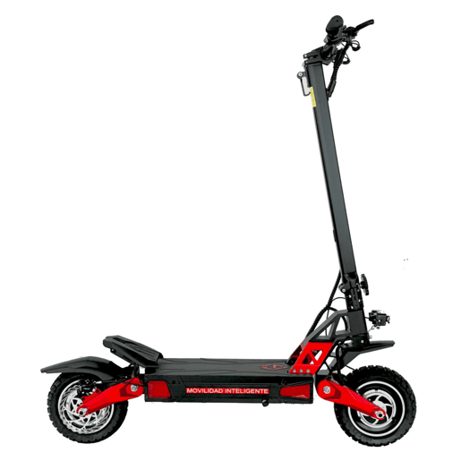 Trotinete Eléctrica EMANBA EM8 Bateria 52V21AH Pneus10'' Travões Hidráulicos NUTT - Vermelho Preto
