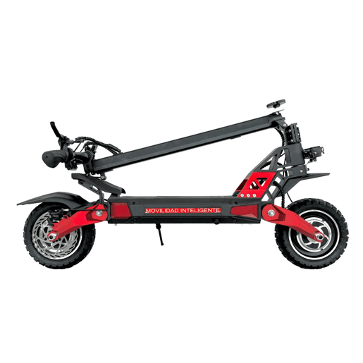 Trotinete Eléctrica EMANBA EM8 Bateria 52V21AH Pneus10'' Travões Hidráulicos NUTT - Vermelho Preto