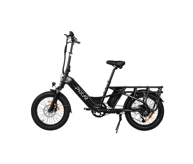 Pixar plus7 48v 10ah bicicleta eléctrica fat tire negra