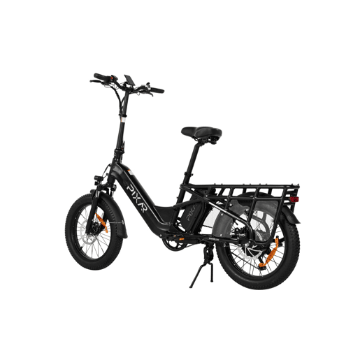 Pixar PLUS7 48V 10Ah Bicicleta Elétrica Fat Tire Preta