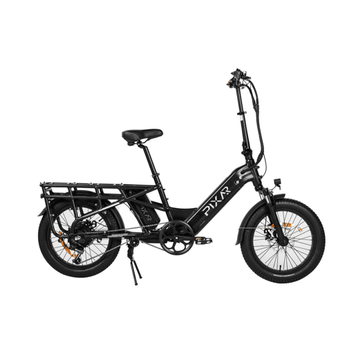 Pixar PLUS7 48V 10Ah Bicicleta Elétrica Fat Tire Preta