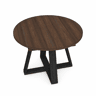 Mesa Jantar Extensível, Mesa Cozinha Extensível, 103x103x73cm, Para 6 pessoas, Móveis Sala Jantar, Estilo moderno, Carvalho escuro