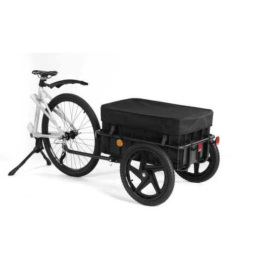 Sepnine 20316N Trailer 50KG, Alça Removível, Capa, Rodas 40cm - Preto