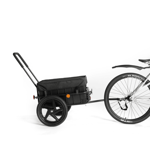 Sepnine 20316N Trailer 50KG, Alça Removível, Capa, Rodas 40cm - Preto