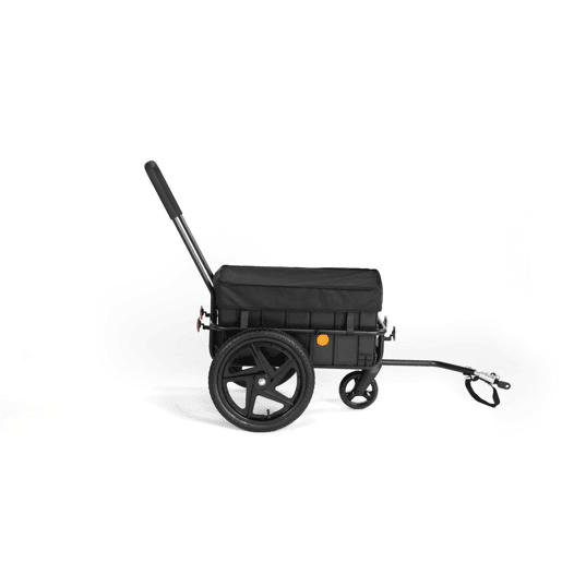 Sepnine 20316N Trailer 50KG, Alça Removível, Capa, Rodas 40cm - Preto