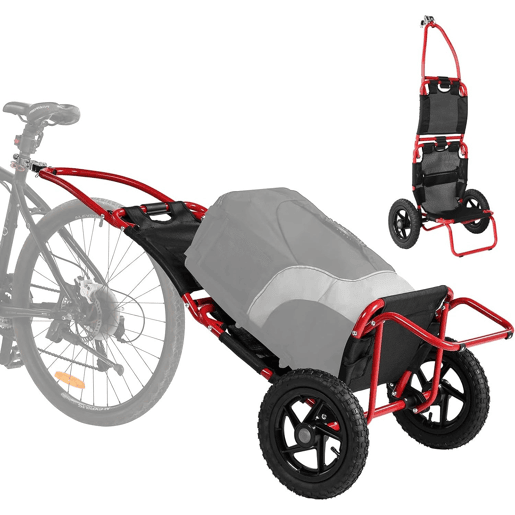 Sepnine 8009T Trailer 20KG, Alumínio, Dobrável, Rodas 30,48cm -Vermelho Sepnine 8009T Trailer 20KG, Alumínio, Dobrável, Rodas 30,48cm -Vermelho