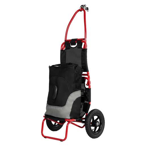 Sepnine 8009T Trailer 20KG, Alumínio, Dobrável, Rodas 30,48cm -Vermelho Sepnine 8009T Trailer 20KG, Alumínio, Dobrável, Rodas 30,48cm -Vermelho