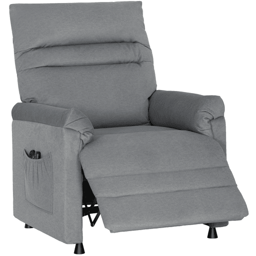 Poltrona elétrica reclinável Relax com aquecimento lombar, massagem, vibração, motor silencioso, função de memória, cinza. Poltrona elétrica reclinável Relax com aquecimento lombar, massagem, vibração, motor silencioso, função de memória, cinza.