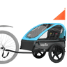 Sepnine BT609 Reboque Bicicleta Infantil u2013 2 Crianças, Dobrável - Azul