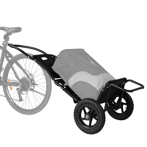 Sepnine 8009T Trailer 20KG, Alumínio, Dobrável, Rodas 30,48cm -Preto