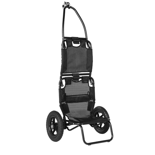 Sepnine 8009T Trailer 20KG, Alumínio, Dobrável, Rodas 30,48cm -Preto