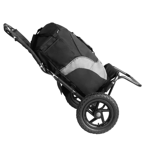 Sepnine 8009T Trailer 20KG, Alumínio, Dobrável, Rodas 30,48cm -Preto