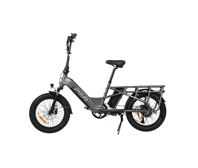 Pixar plus7 48v 20,4ah fat tire bicicleta eléctrica gris