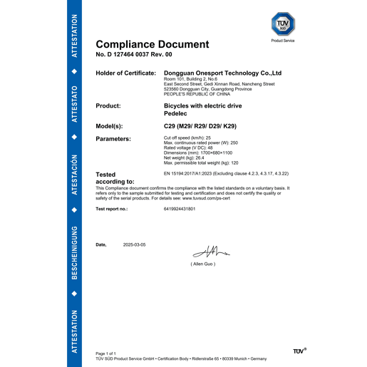 Duotts C29L E-bike, 48V15Ah, Rodas 29, azul-preto, Freios hidráulicos, Bicicleta elétrica ideal para Portugal Duotts C29L E-bike, 48V15Ah, Rodas 29, azul-preto, Freios hidráulicos, Bicicleta elétrica ideal para Portugal