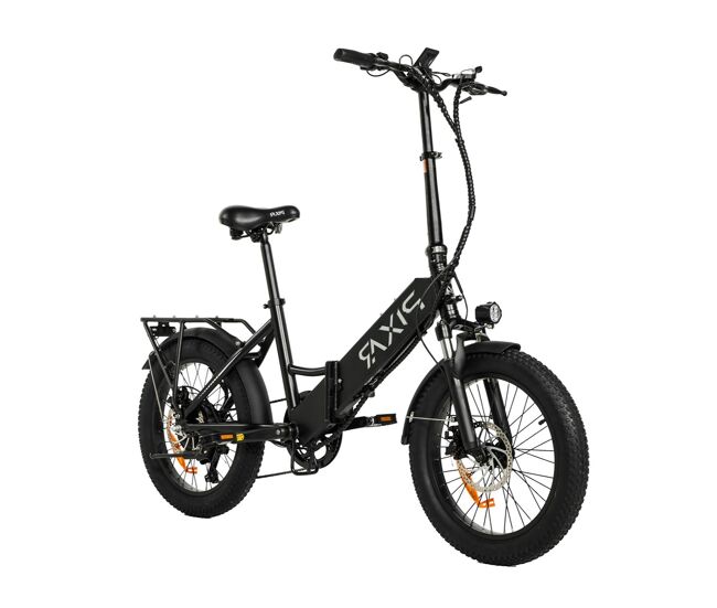 Pixar wind1 48v 10,4ah 20x3 bicicleta eléctrica negra freno de disco