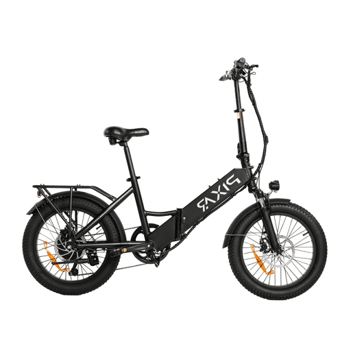 Pixar WIND1 48V 10,4Ah 20x3 Bicicleta Elétrica Preta Freio a Disco