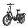 OVIVO C2 PRO E-bike - Motor 250W Bateria 48V18AH 20Polegadas Travões Hidráulicos - PretoOuro