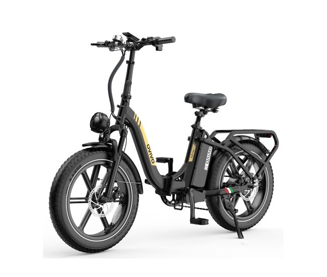 Ovivo c2 pro e-bike - motor 250w batería 48v18ah 20pulgadas frenos hidráulicos - negrooro