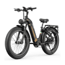 OVIVO V6 PRO E-bike - Motor 250W Bateria 48V20AH 26Polegadas Travões Hidráulicos - PretoOuro