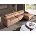 ANGEL CERDA Sofá chaise longue relax derecho piel ANGEL CERDA Sofá chaise longue relax derecho piel Marrón
