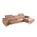 ANGEL CERDA Sofá chaise longue relax derecho piel ANGEL CERDA Sofá chaise longue relax derecho piel Marrón