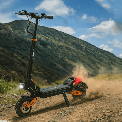 GELEIPU Z1 PRO Patinete Elétrico - Bateria 52V20AH 10u201D Scooter Elétrica Potente - Preta