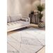 Alfombra étnica con relieve TURIN - ATTICGO 160x230 Alfombra étnica con relieve TURIN - ATTICGO 160x230 Blanco