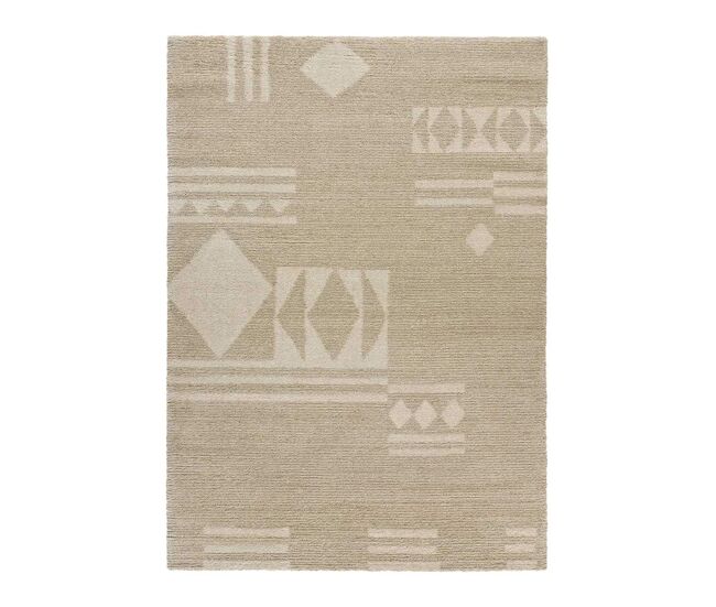 Alfombra étnica beige VENUS, 120x170 cm - ATTICGO