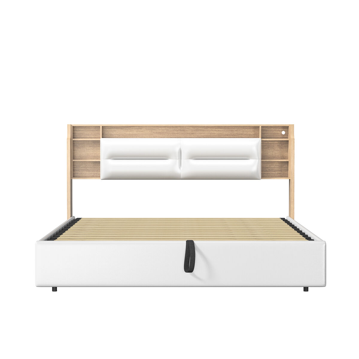 Cama moderna con espacio de almacenamiento