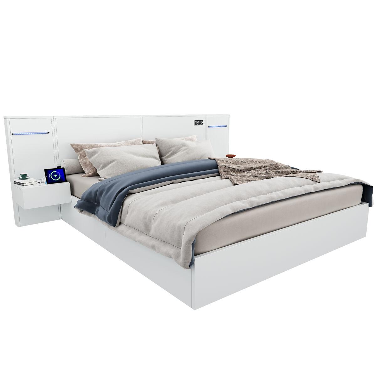 Cama de matrimonio de mdf 262x210