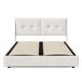 Cama LED, cama con almacenaje, cama doble, cama funcional 208x144 Cama LED, cama con almacenaje, cama doble, cama funcional 208x144 Beige