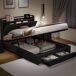 Cama 1, USB, Tipo C, Cama doble, Cajón, Luz LED 200x144 Cama 1, USB, Tipo C, Cama doble, Cajón, Luz LED 200x144 Gris