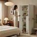 Armario multiusos Chalvefted 2 puertas compartimentos y escobero 60 Armario multiusos Chalvefted 2 puertas compartimentos y escobero 60 Blanco
